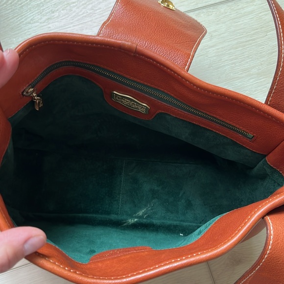 Vintage 1996 Barry Keiselstein-Cord Woven Leather Handbag-Italy - Brown/Caramel - Picture 9 of 13